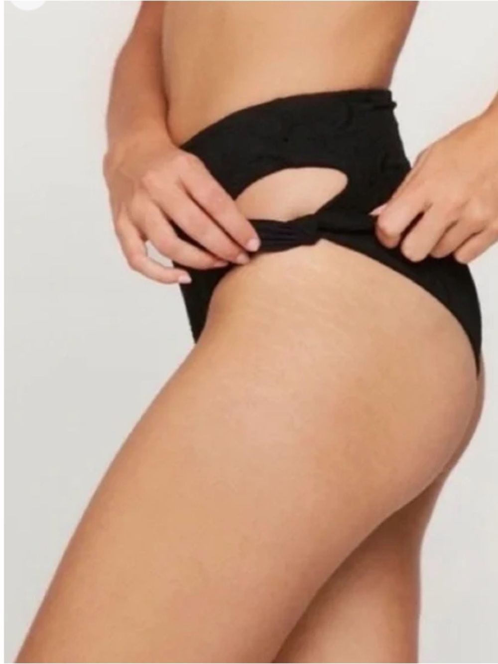 L*SPACE Eyelet Two-Pc Bikini - ‘Flashback’ Top + ‘Bummin’ High Waisted Bottom - Picture 9 of 16